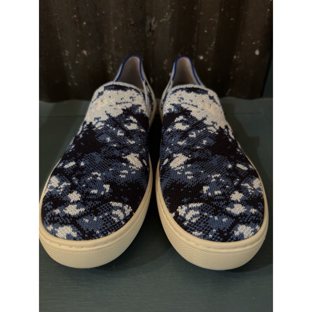 NEW RARE Rothy's x The Butcher's Daughter Shibori Indigo Sneaker Size 9.5 No Box - Picture 3 of 6